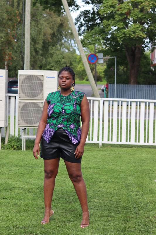 Itunu Green WaistCoat